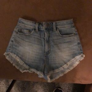 Sun and shadow Denim Shorts